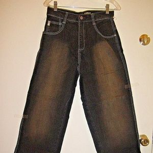 Vintage Rare Southpole Black Stone Washed Jeans
